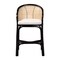 Bali & Pari Miranda Modern Bohemian Two-Tone Black and Natural Brown Rattan Counter Stool 235-13347-ZORO - alternate 2